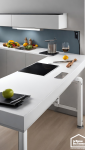 Confort ergonomique plans de travail de cuisine ajustables
