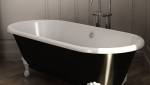 baignoire îlot en fonte émaillée pieds de lion