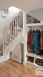 La Maison des Travaux Vannes optimiser rangement sous escalier
