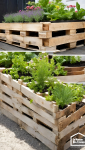 Jardinières en palettes