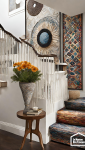 Motifs et les textures décoration escalier