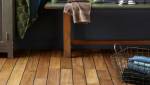revêtement sol salle de bain parquet massif