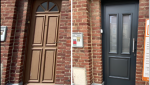 Rénovation d'une porte d'entrée en bois par une porte aluminium