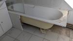 Dépose de l'ancienne baignoire
