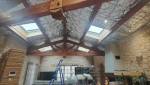 Plafond avant pose d'une toile tendue - Montauban 82