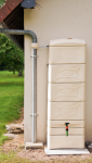 Petit récupérateur d'eau de pluie, extérieur, hors sol, 300 L
