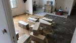 Parquet massif en bâtons rompus