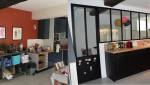Verrière d'atelier dans un appartement 