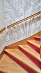 Un escalier décoré avec goût