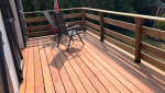 Rénovation énergétique par l'extérieur à Bouguenais - terrasse en bois exotique curamu
