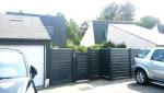 Pose de portail et création d'un garage 