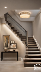 Éclairage cage d'escalier La Maison des Travaux Vannes