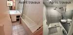 Rénovation de la première salle de bain (Brunoy 91800)