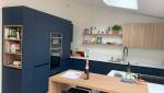 Cuisine Bleue et Bois La Maison des Travaux Rouen 2.