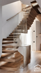 décoration escalier moderne à Vannes