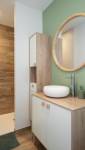 Création d'une salle de bain aux Sorinières - meuble vasque