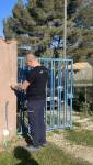 Etude technique pour motorisation du portail manuel à Cuges-les-Pins (13780)