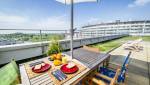 Garde-corps de terrasse en métal sur muret maçonné - Nantes 44