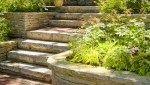 Aménagement de jardin en pente