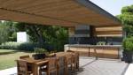 une pergola bioclimatique pour votre cuisine d'extérieur