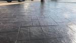 Modernisation d'une terrasse en béton par pose d'un béton imprimé - Nantes 44
