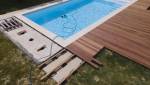 Chantier rénovation plages piscine ne lame hêtre traité autoclave à Jouy-le-Moutier (95280)