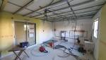 Travaux en cours dans la chambre 