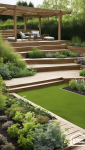Solutions pour aménager un jardin en pente