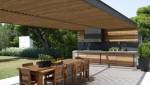 une pergola bioclimatique pour votre cuisine d'extérieur