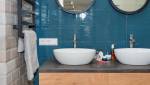Salle de bain Rénovée à ANDUZE , nouveau meuble vasque 