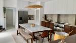 Cuisine dinatoire ouverte sur le salon - Houdan