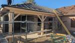 travaux d'agrandissement de maison loggia