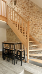 garde corps en bois pour cette mezzanine