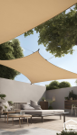 Protéger votre espace du soleil : voile d'ombrage