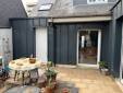 Prolongement du bardage en zinc sur la façade de la maison - Nantes 44000