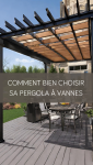 Comment bien choisir sa pergola à Vannes