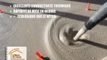 Aménagement de garage, studio moderne, chape anhydrite, chauffage au sol, réseau d'artisans locaux, La Maison des Travaux