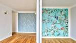 Papiers peints décoratifs en rénovation de mur
