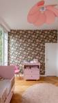 Ambiance florale et douce pour une chambre d'enfant à Paris 8e