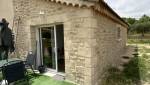 Façade studio rénovée finition pierre La Maison Des Travaux Ales