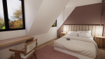 Vue 3D aménagement chambre 