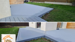 Aménagement de terrasse Savoie, Terrasse Savoie, Projet terrasse extérieure, Décoration terrasse Savoie, Aménagement extérieur Savoie, Entreprise aménagement terrasse Savoie.