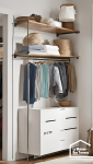 Solutions de rangement efficaces dressing Vannes