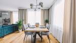Salle à manger rénovée dans un appartement à Alès