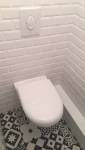 WC suspendus après rénovation studio pour mise en location sur Pontoise (95000)