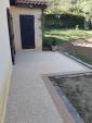 Création de terrasse en moquette de pierre - Montluel 01120