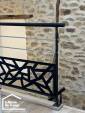 garde corps metal escalier bois