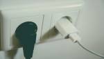 Prises dans une maison neuve