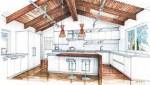 Mise en perspective projet cuisine Bois Colombes (92270)