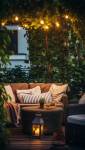 Eclairage extérieur de terrasse avec guirlande lumineuse - Cholet 49